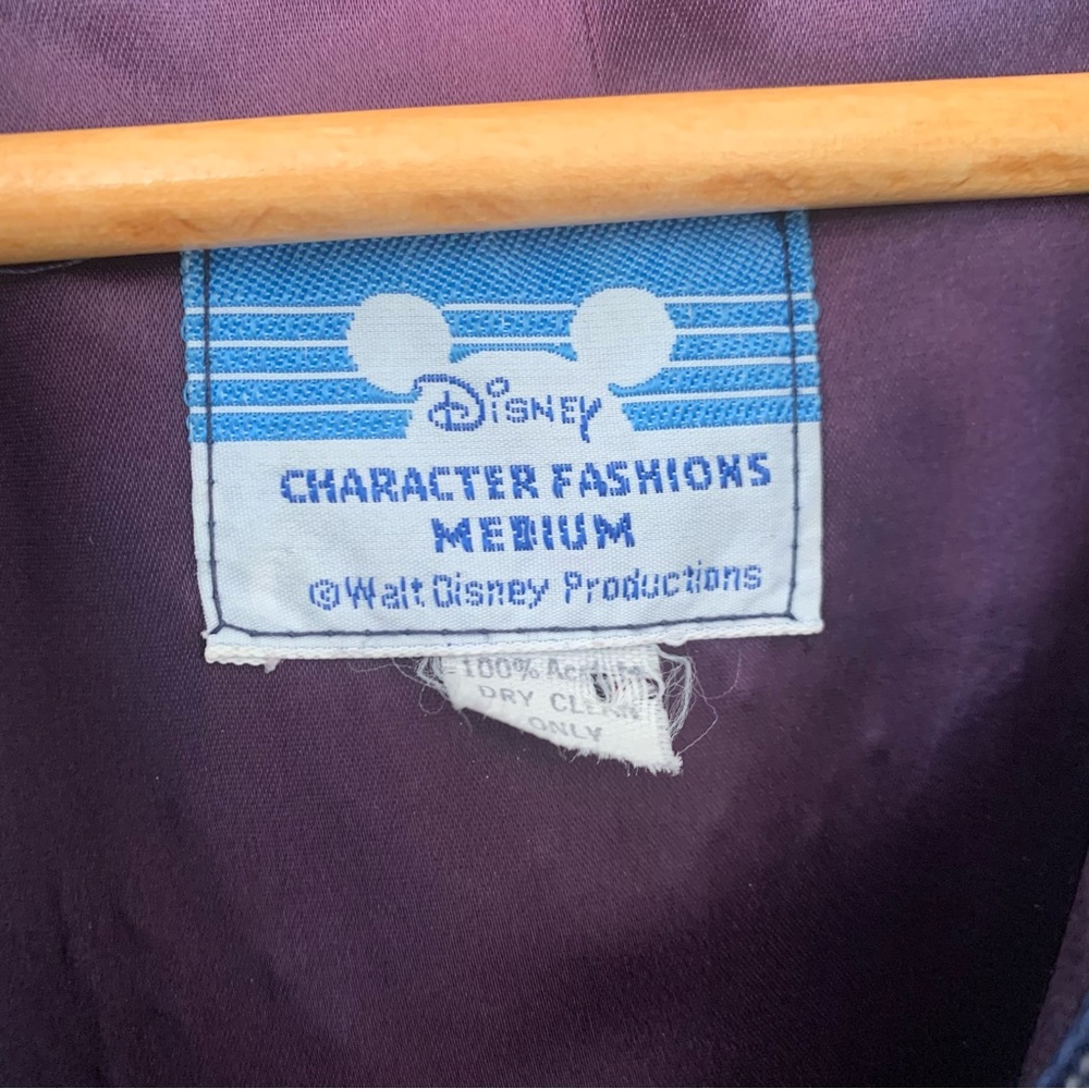 80s Vintage Mickey Sorcerer’s Apprentice Embroidered Fantasia Bomber Jacket - Picture 4 of 5